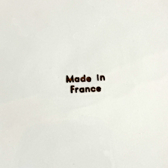 Hand Painted Fish Pattern Porcelain Dinner Plate Made In France Gold Gilt Rim - Picture 6 of 6